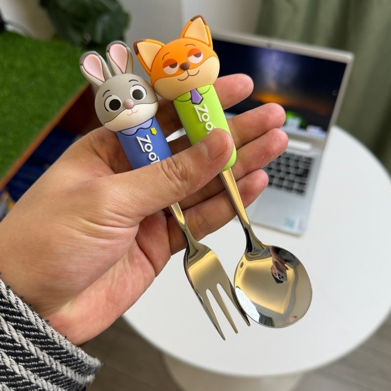 Kitchen Appliances Combo - Ensemble de couverts Zootopia en acier