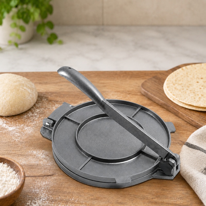 Tortilla Press Cast - Presse à tortillas en aluminium durable