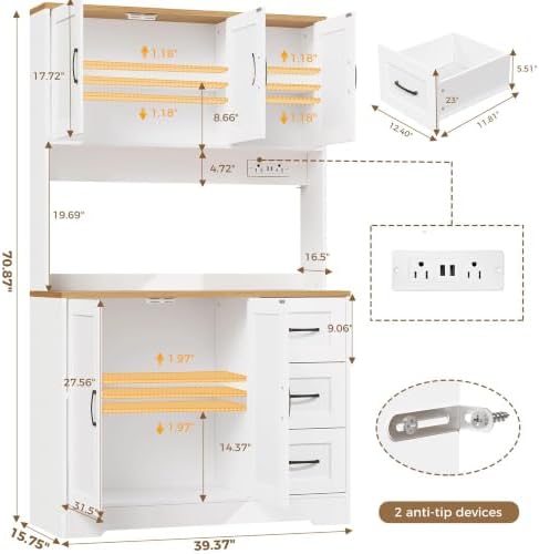 Armoire de rangement de cuisin - Kitchen Appliances Outlet avis et prix