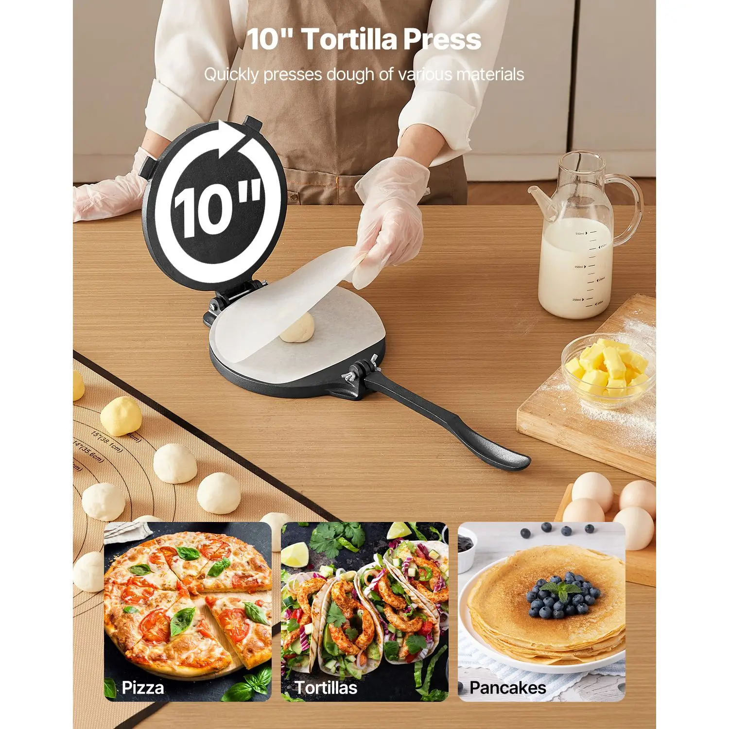 Presse à tortillas, presse à t - Tortilla Press Cast avis et prix