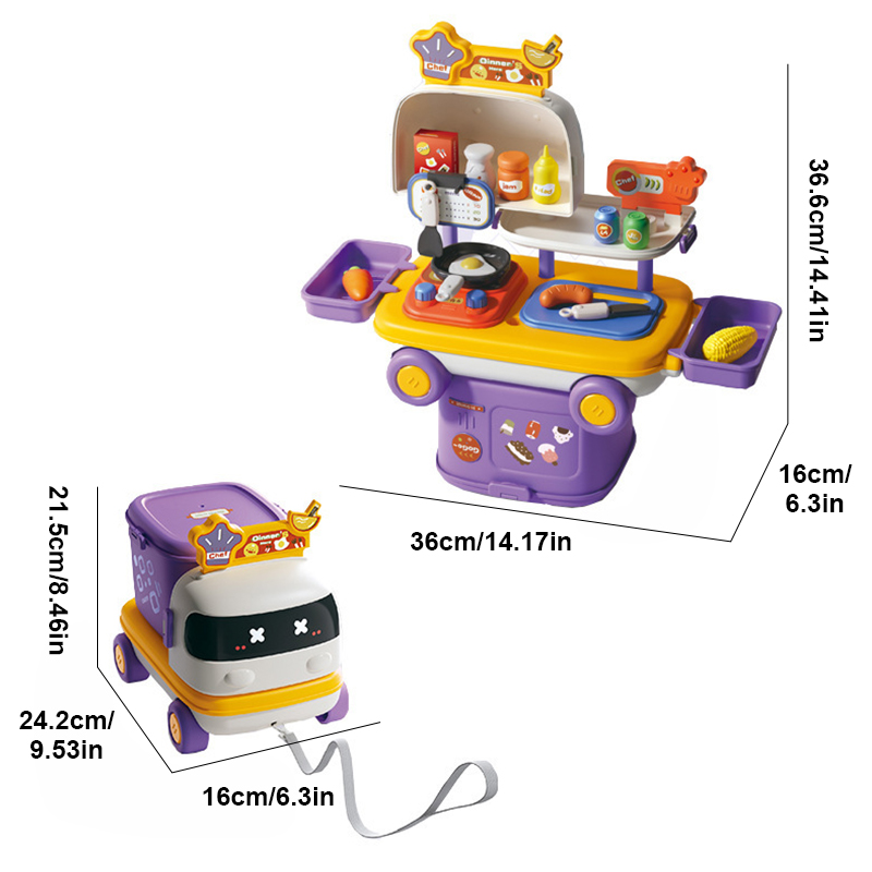 Ensemble de jeu 2-en-1 Cuisine - Kitchen Appliances To Gift avis et prix