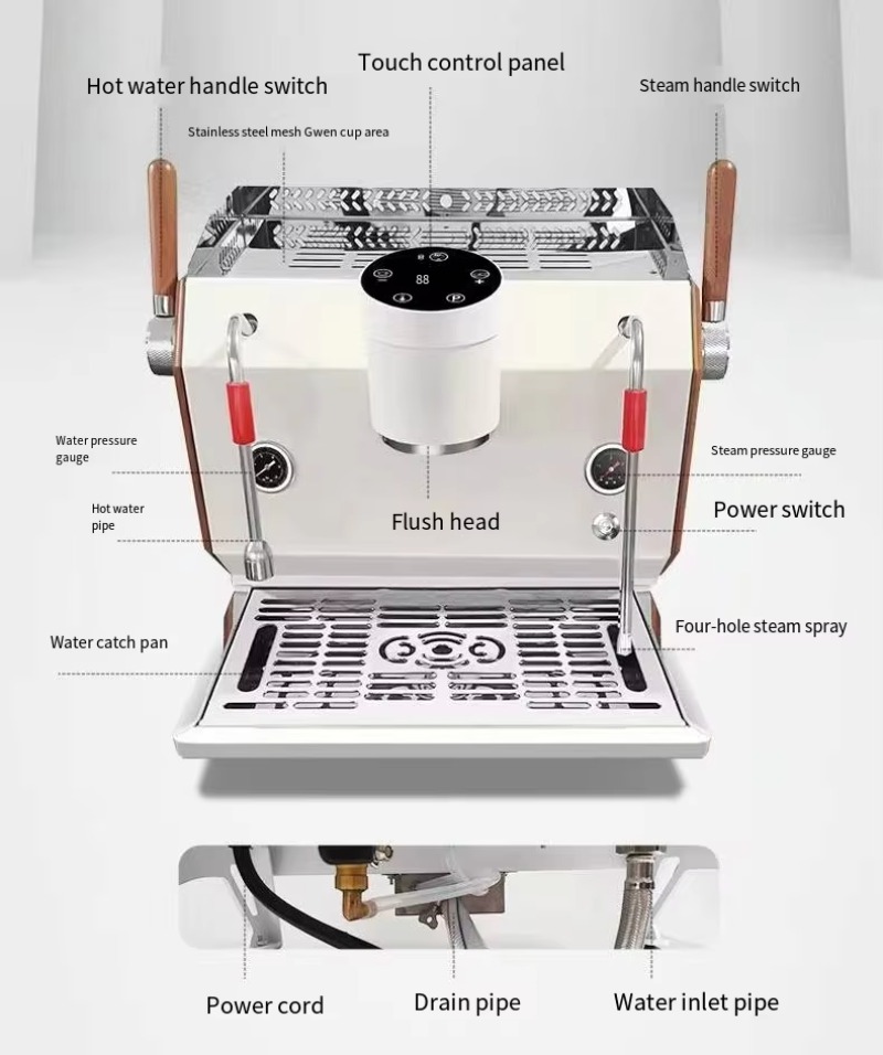 Machine à expresso semi-automa - Espresso Machine Semi Auto avis et prix