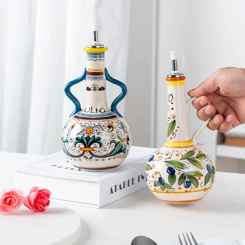 Bouteille d'huile en céramique - Kitchen Appliances And Utensils avis et prix